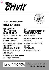 Manual Crivit IAN 109976 Bicycle Saddle