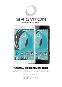 Manual de uso Brigmton BTPC-PH6-N Tablet