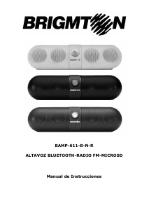 Manual de uso Brigmton BAMP-611-B Altavoz