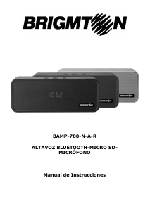 Manual de uso Brigmton BAMP-700-R Altavoz