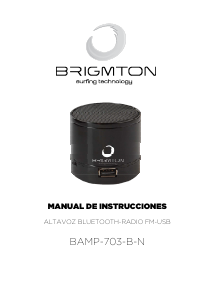 Manual de uso Brigmton BAMP-703-N Altavoz