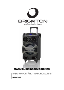 Manual de uso Brigmton BAP-750 Altavoz