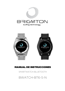 Manual Brigmton BWATCH-BT6-N Smart Watch