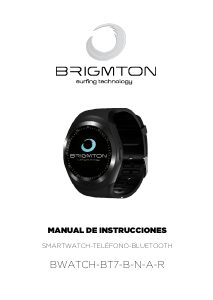 Manual de uso Brigmton BWATCH-BT7-A Smartwatch