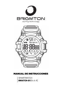 Manual de uso Brigmton BWATCH-G1-A Smartwatch