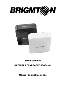 Manual de uso Brigmton BPB-8000-B Cargador portátil