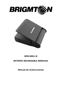 Manual de uso Brigmton BPB-8001-N Cargador portátil