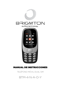 Manual de uso Brigmton BTM-4-A Teléfono móvil