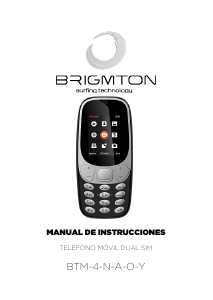 Manual de uso Brigmton BTM-4-N Teléfono móvil