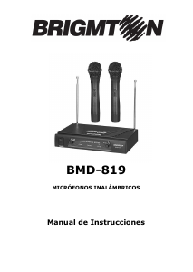 Manual de uso Brigmton BMD-819 Micrófono
