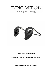 Manual Brigmton BML-07-B Headphone