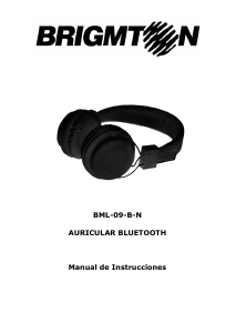 Manual de uso Brigmton BML-09-B Auriculares