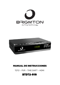 Manual Brigmton BTDT2-919 Digital Receiver