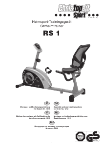 Handleiding Christopeit RS 1 Hometrainer