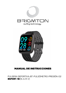 Manual de uso Brigmton BSPORT-18-N Rastreador de actividad