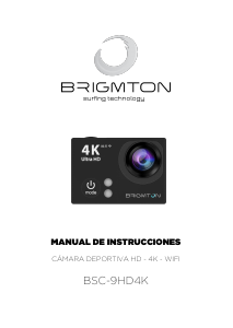 Manual Brigmton BSC-9HD4K Action Camera