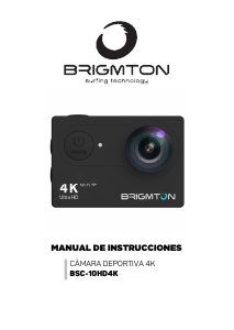 Manual Brigmton BSC-10HD4K Action Camera