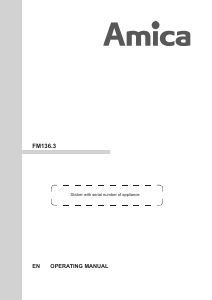 Manual Amica FM136.3AA Refrigerator