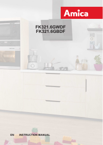 Manual Amica FK321.6GWDF Fridge-Freezer