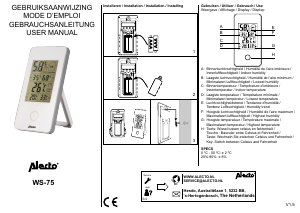 Handleiding Alecto WS-75 Weerstation