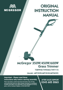 Manual McGregor MET6032 Grass Trimmer