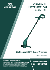 Manual McGregor GT2551 Grass Trimmer