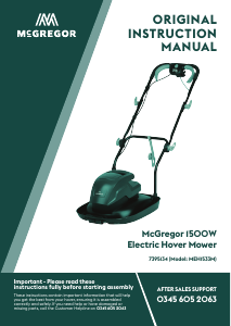 Manual McGregor MEH1533M Lawn Mower