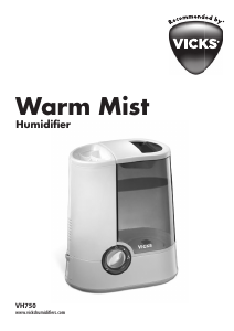 Manual Vicks VH750 Humidifier