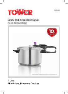 Manual Tower 8605782 Pressure Cooker