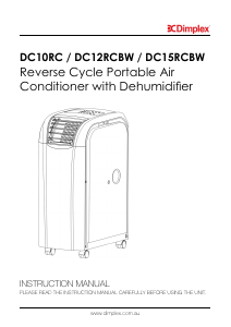 Handleiding Dimplex DC15RCBW Airconditioner