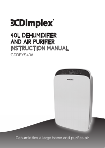 Handleiding Dimplex GDDEYS40A Luchtontvochtiger