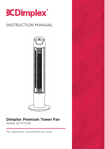 Manual Dimplex DCTFTC108 Fan