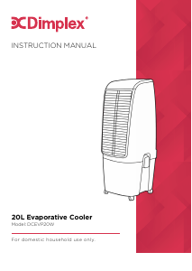 Handleiding Dimplex DCEVP20W Ventilator