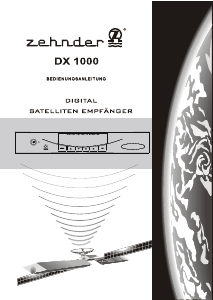 Bedienungsanleitung Zehnder DX 1000 Digital-receiver