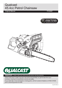 Manual Qualcast PCS46Z Chainsaw