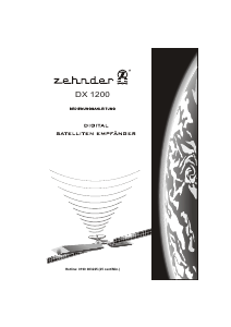 Bedienungsanleitung Zehnder DX 1200 Digital-receiver