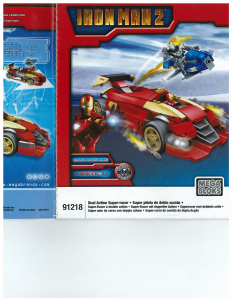 Handleiding Mega Bloks set 91218 Iron Man 2 Dual action super-racer