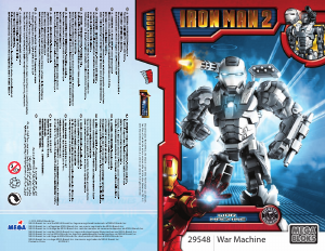 Посібник Mega Bloks set 29548 Iron Man 2 War Machine