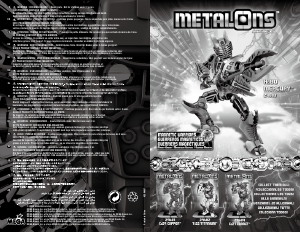 Instrukcja Mega Bloks set 29683 Metalons Hg80 Mercury