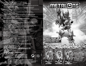 Manuale Mega Bloks set 29684 Metalons Co27 Cobalt