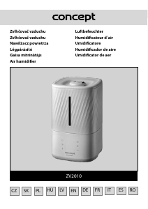 Mode d’emploi Concept ZV2010 Humidificateur