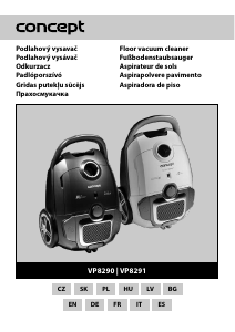 Manual de uso Concept VP8290 Aspirador
