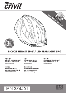 Bedienungsanleitung Crivit IAN 274551 Fahrradhelm