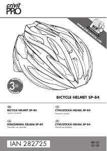 Návod Crivit IAN 282725 Cyklistická prilba