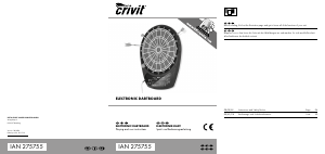 Manual Crivit IAN 275755 Dartboard