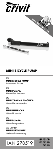 Manual Crivit IAN 278519 Bicycle Pump