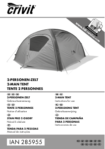 Handleiding Crivit IAN 285955 Tent