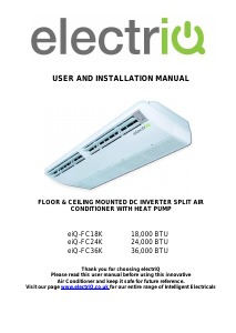 Manual ElectriQ eiq-FC36K Air Conditioner