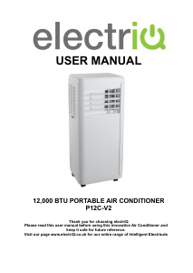 Manual ElectriQ P12C-V2 Air Conditioner