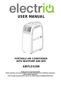 Manual ElectriQ AIRFLEX15W Air Conditioner